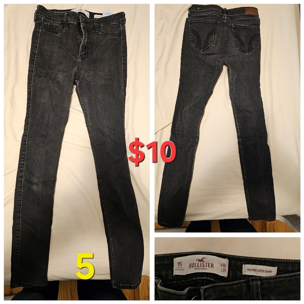 Women's Jeans (Levi's/Hollister/A&F/American Eagle/Carly Jean) - Picture 3 of 10